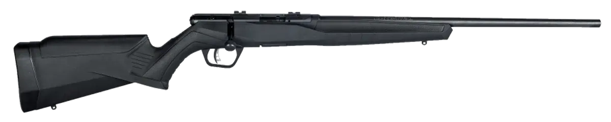 Savage Arms 70800 B Series F Full Size 17 HMR 10+1 21" Matte Black Button Rifled Barrel, Matte Black Drilled & Tapped Carbon Steel Receiver, Matte Black Fixed Synthetic Stock, Right Hand