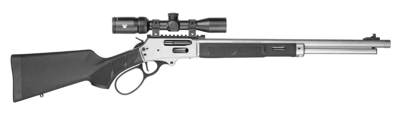 Smith & Wesson 14824 1854 Combo 30-30 Win 6+1 20" Stainless Steel Threaded Barrel & Receiver w/Picatinny Rail, M-LOK Forend, Black Fixed Synthetic Stock, Vortex Crossfire HD 2-7x32mm Scope