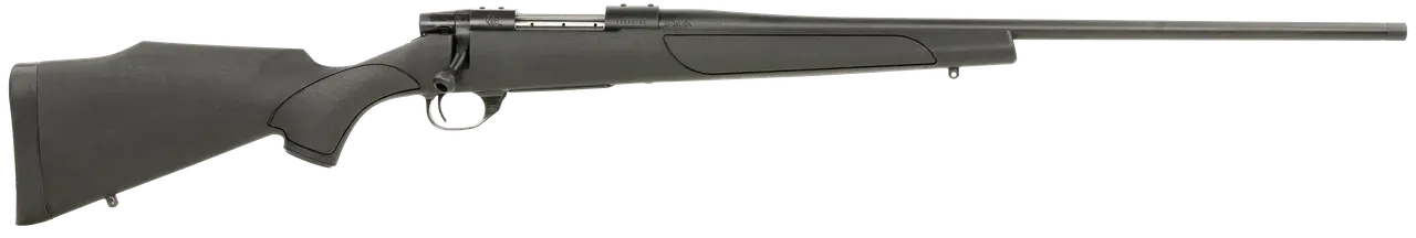 Weatherby VTX270NR4T Vanguard Obsidian Full Size 270 Win 5+1 24" Blued #2 Contour Threaded Barrel, Blued Drilled & Tapped Steel Receiver, Black Monte Carlo Synthetic Stock