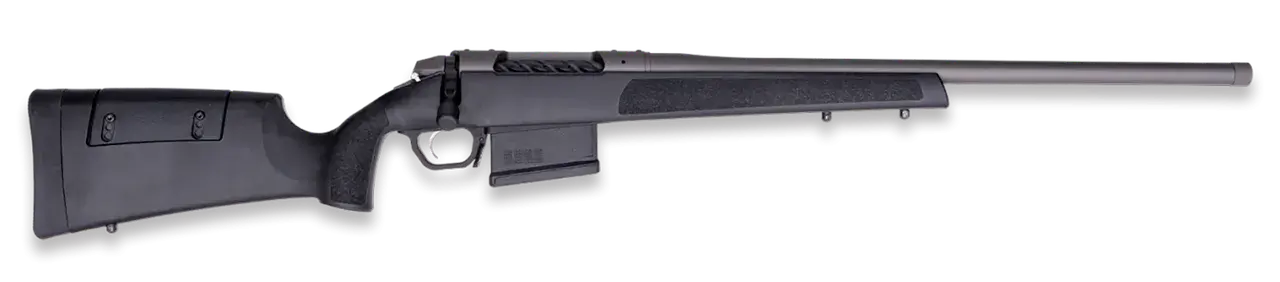 Weatherby 3WR0422CMR2T 307 Range SF 22 Creedmoor 5+1 20" Tungsten Cerakote Threaded Barrel & Steel Drilled & Tapped Receiver, Black Adj Cheek Piece & LOP Synthetic Stock