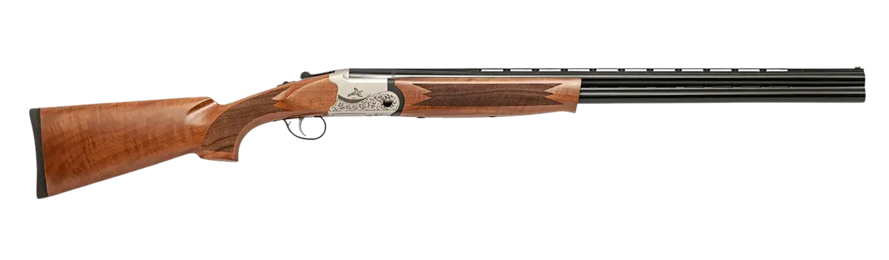 Escort HEOD12280S01 Optima 12 Gauge Break Open 3" 2rd 28" Over/Under Vent Rib Barrel, Steel Receiver, Turkish Walnut Stock