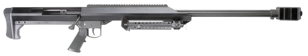 Barrett 13305 M99 50 BMG 29" 1rd Black Cerakote Black Fixed w/Sorbothane Recoil Pad Stock Black Polymer Grip Right Hand
