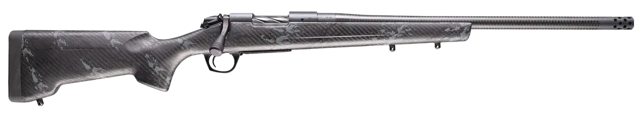 Bergara Rifles B14S1202CF B-14 Cima CF 6.5 Creedmoor 4+1 20" CURE Carbon Fiber Barrel, Sniper Gray Cerakote Receiver, RTM Sporter Carbon Fiber Stock