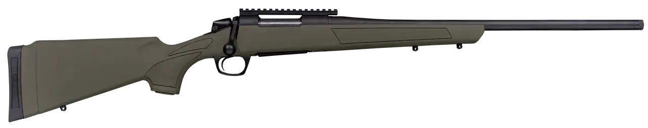 CVA CR3904G Cascade 30-06 Springfield 4+1 24" Black Cerakote Steel Threaded Barrel, Black Cerakote Receiver, OD Green Synthetic Stock