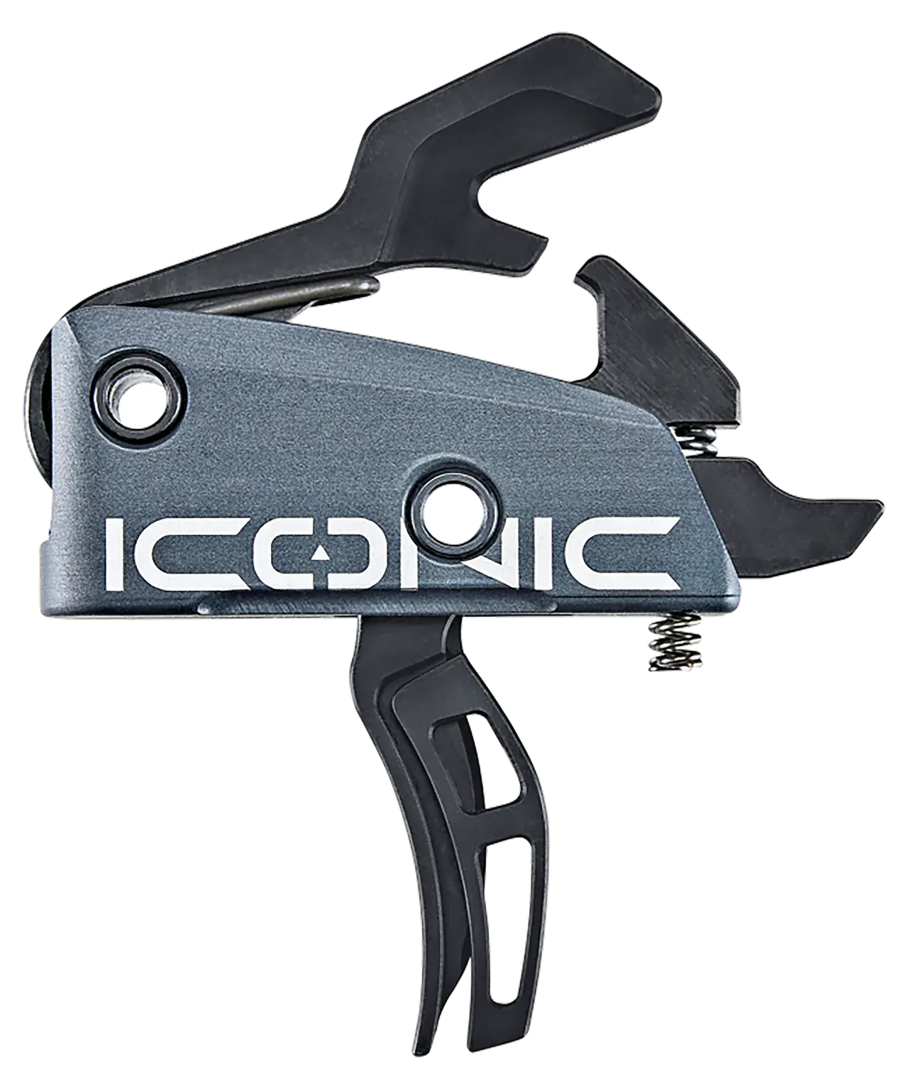 Rise Armament T22GRY Iconic Two-Stage Curved Trigger with 2 lbs Draw Weight & Graphite Gray Finish for AR-15,AR-10