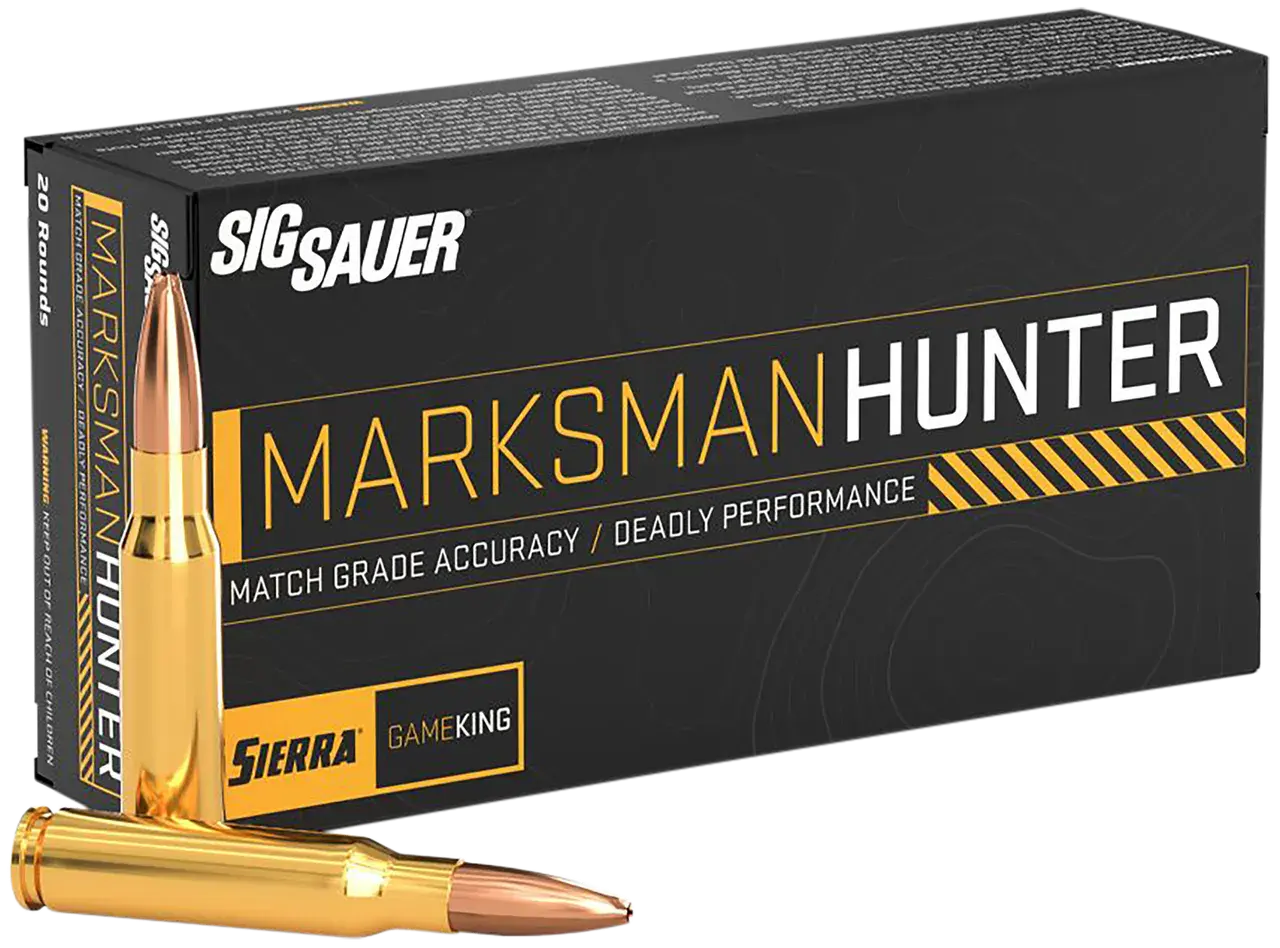 Sig Sauer E243GK8520 Marksman Hunter 243Win 85gr 20 Per Box/10 Case