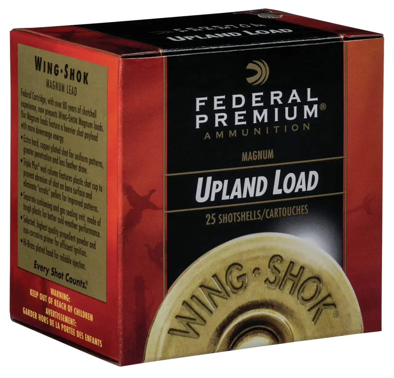 Federal PF1635 Premium Wing-Shok Pheasant Forever High Velocity 16Gauge 2.75" 1 1/8oz 5Shot 25 Per Box/10 Case