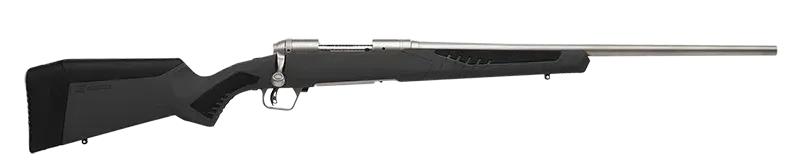 Savage Arms 57077 110 Storm Full Size 6.5 Creedmoor 4+1 22" Matte Button-Rifled Barrel, Matte Drilled & Tapped Stainless Steel Receiver, AccuStock Matte Gray Synthetic Stock, Right Hand