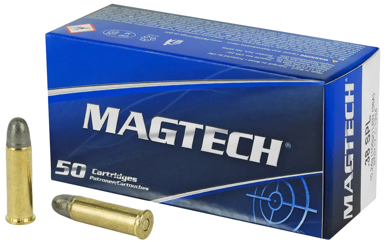 Magtech 38A Range/Training 38Special 158gr Lead Round Nose 50 Per Box/20 Case