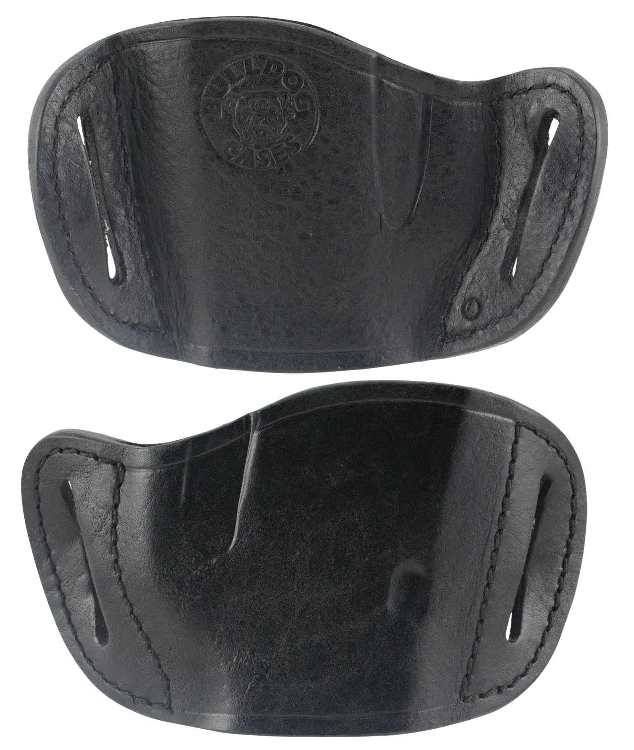 Bulldog MLBL Molded OWB Black Leather Belt Slide Fits Glock Fits Ruger P85 Fits S&W M&P 40 Right Hand