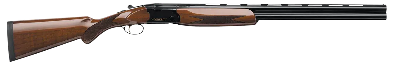 Weatherby OR11226RGG Orion I Full Size 12 Gauge Break Open 3" 2rd 26" Gloss Black Vent Rib Barrel, Steel Receiver, Fixed w/Prince of Whales Grip Walnut Stock, Right Hand