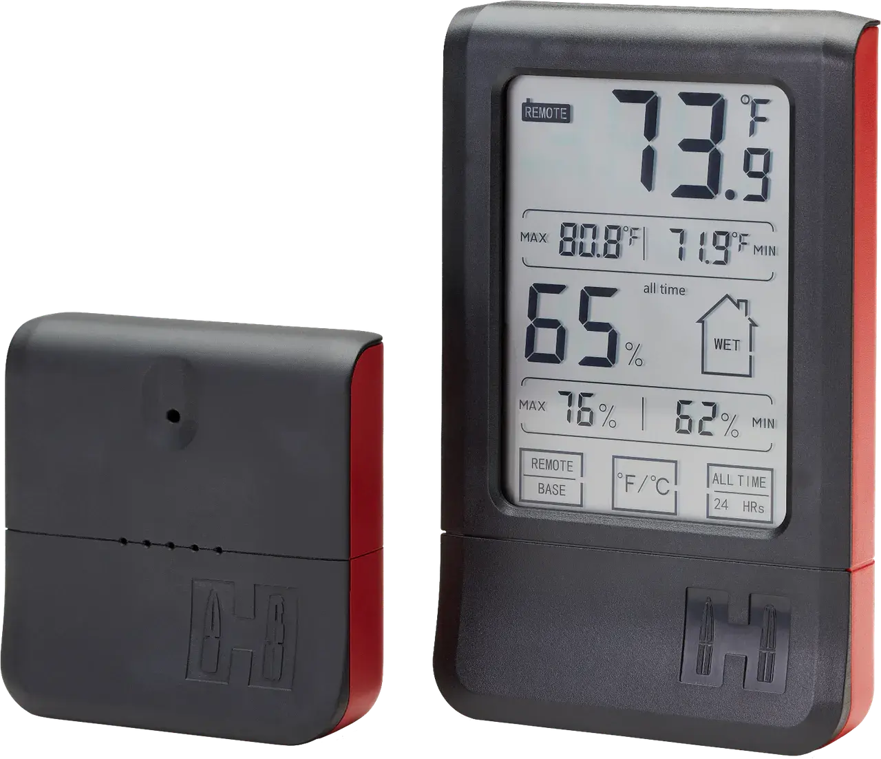Hornady 95907 Wireless Hygrometer Touchscreen Black