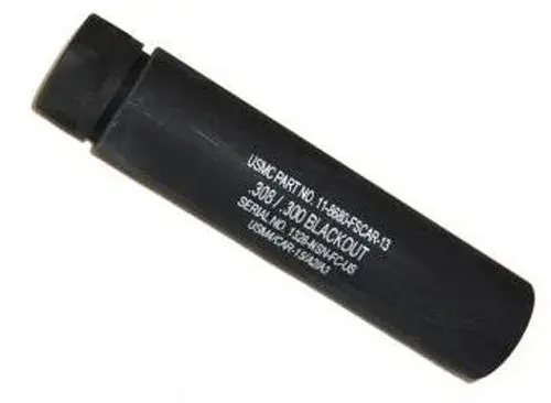 GUNTEC AR308 FAKE SUPPRESSOR 5.5" 5/8X24 THREADS BLACK
