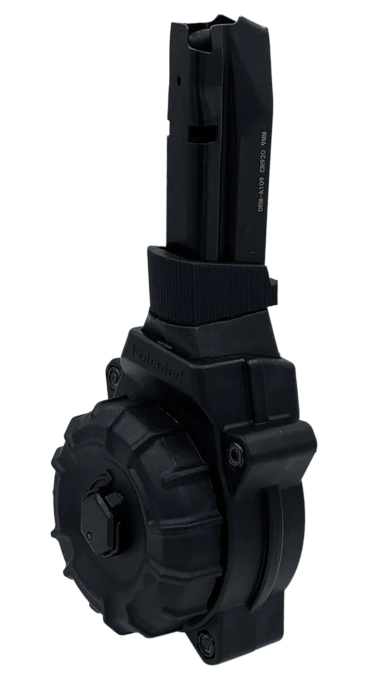 ProMag DRMA109 30rd Drum 9mm Fits Shadow Systems CP920 Black DuPont Zytel Polymer