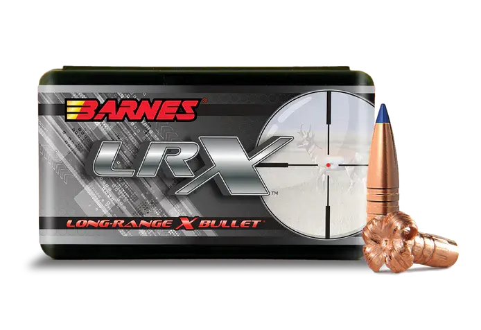 Barnes Bullets 32472 25Cal 117gr LRX Boat Tail 50 Per Box/10 Case