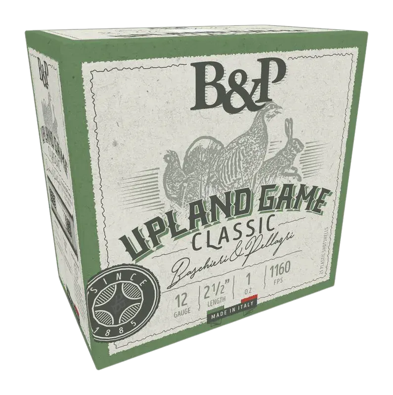 B&p Ammunition 12B1UP75 Upland Game Classic 12Gauge 2.50" 1oz 7.5Shot 25 Per Box/10 Case