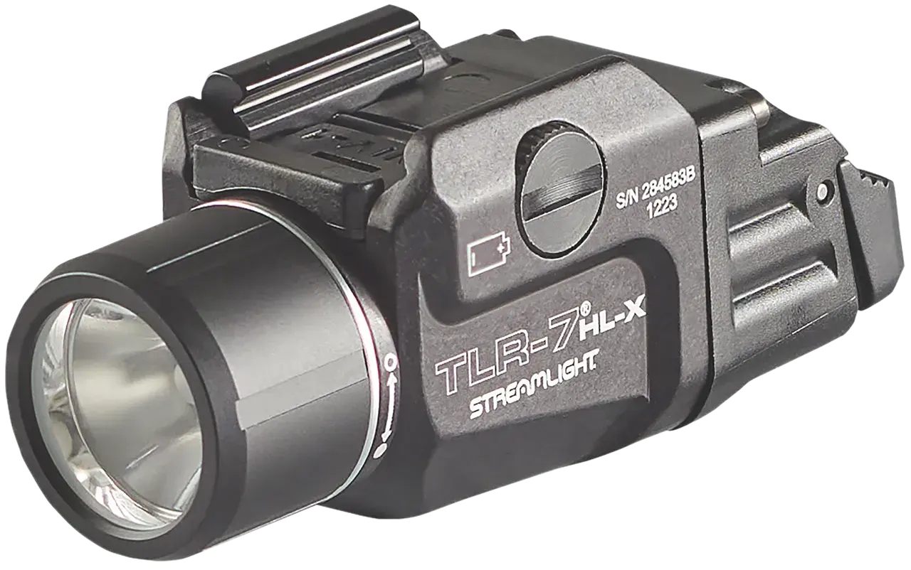 Streamlight 69458 TLR-7 HL-X USB Gun Light Black Anodized 500/1,000 Lumens White LED