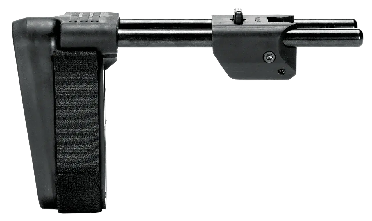 SB Tactical MPX-01-SB MPX PSB Brace 3 Position Black Synthetic with 3.87"-8.25" OAL Nylon Strap & for Sig MPX, MCX (Excluding Copperhead Variant) Compatible with Integrated Picatinny Rail