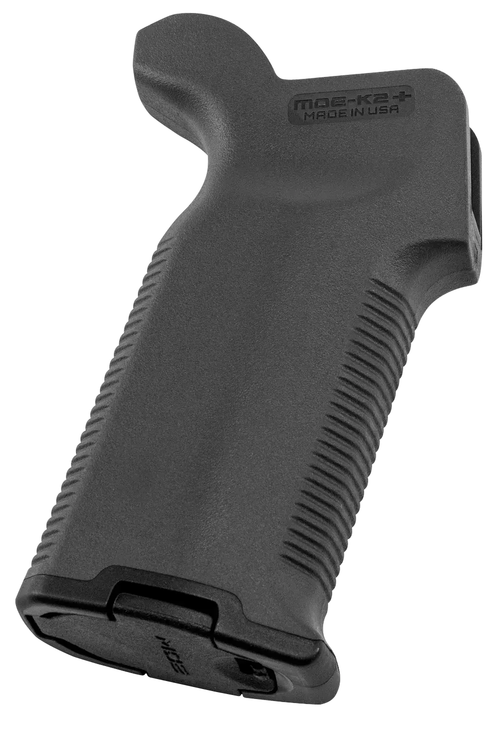 Magpul MAG532-BLK MOE-K2+ Grip Black Polymer with OverMolded Rubber Textured Finish Fits AR-15/AR-10/M4/M16/M110/SR25