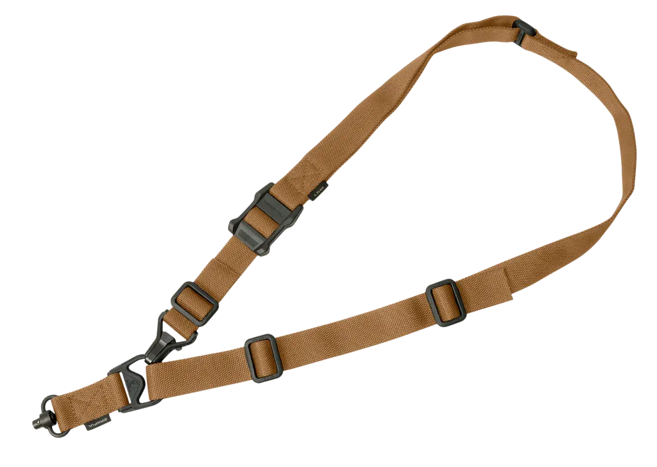 Magpul MAG515COY MS3 Single QD Sling GEN2 Coyote Tan Nylon 48"-60" OAL Adjustable One-Two Point Rifle