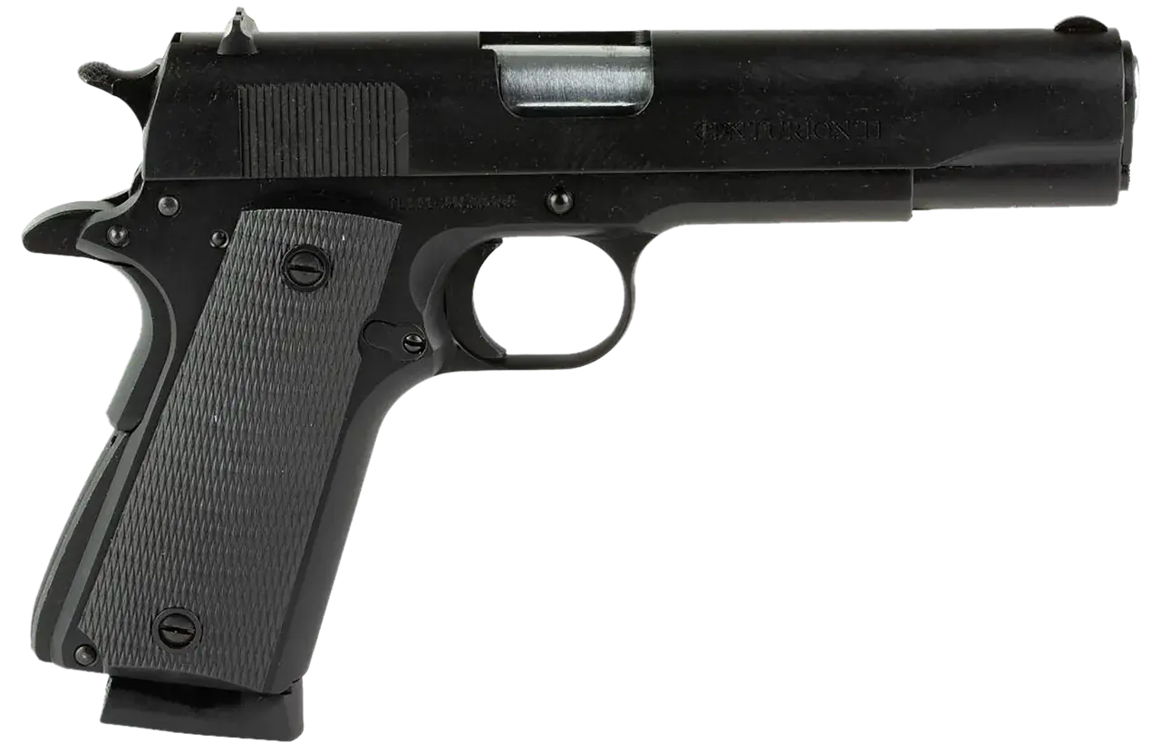 Century Arms HG9402N Centurion 11 45 ACP 8+1 5.01" Black Steel Barrel, Black Nitride Serrated Steel Slide, Black Grip