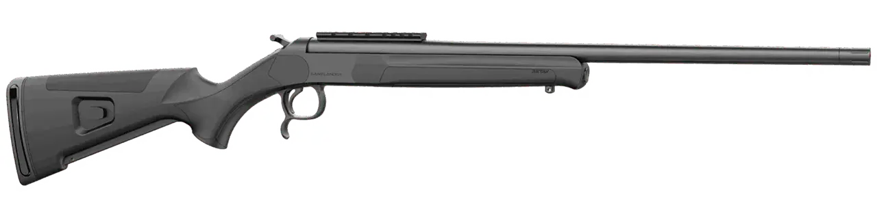 Retay USA GML20BLK Gamelander 20 Gauge Single Shot 3" 1rd Black Deep Bore Barrel, Black Drilled & Tapped Receiver w/Picatinny Rail, Adj LOP Black Synthetic Stock