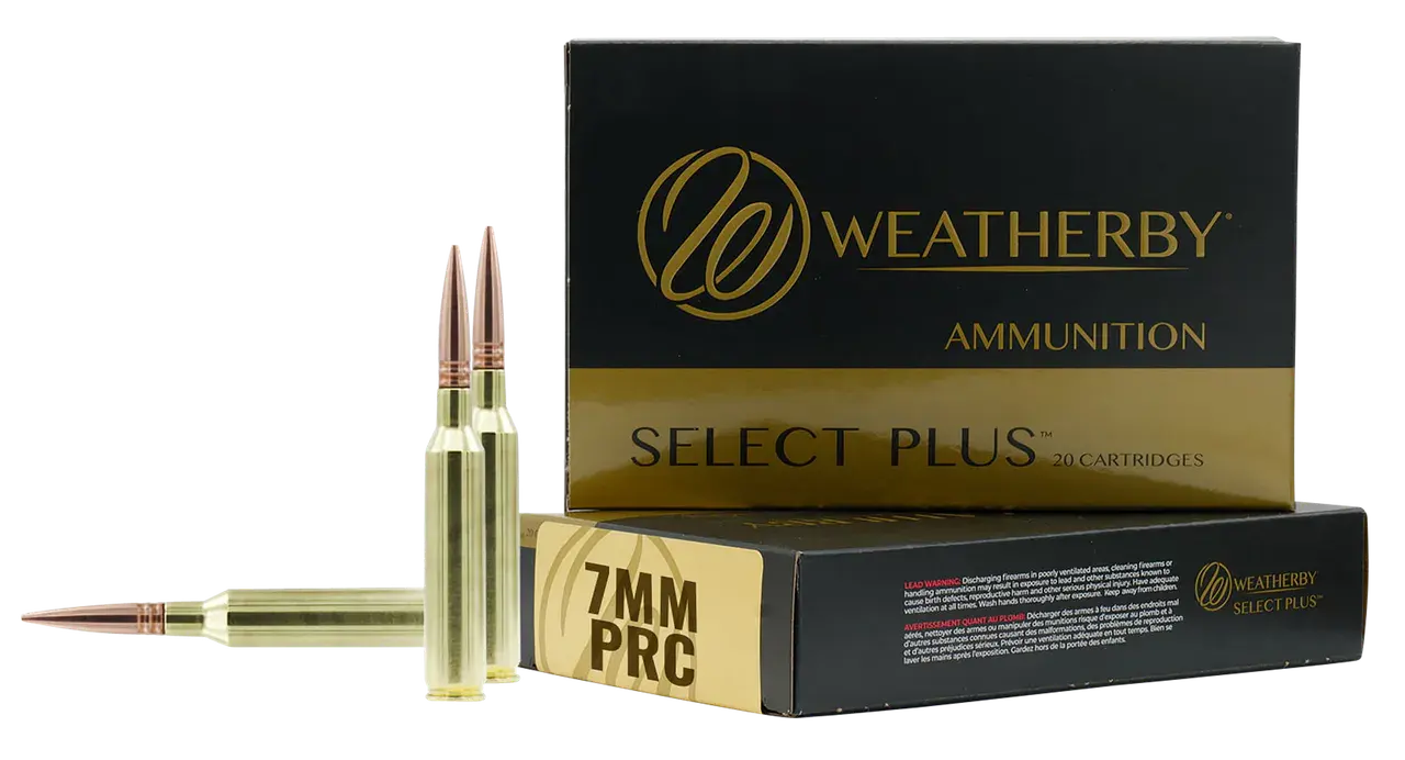 Weatherby R7PRC175EH Select Plus 7mmPRC 175gr 20 Per Box/10 Case