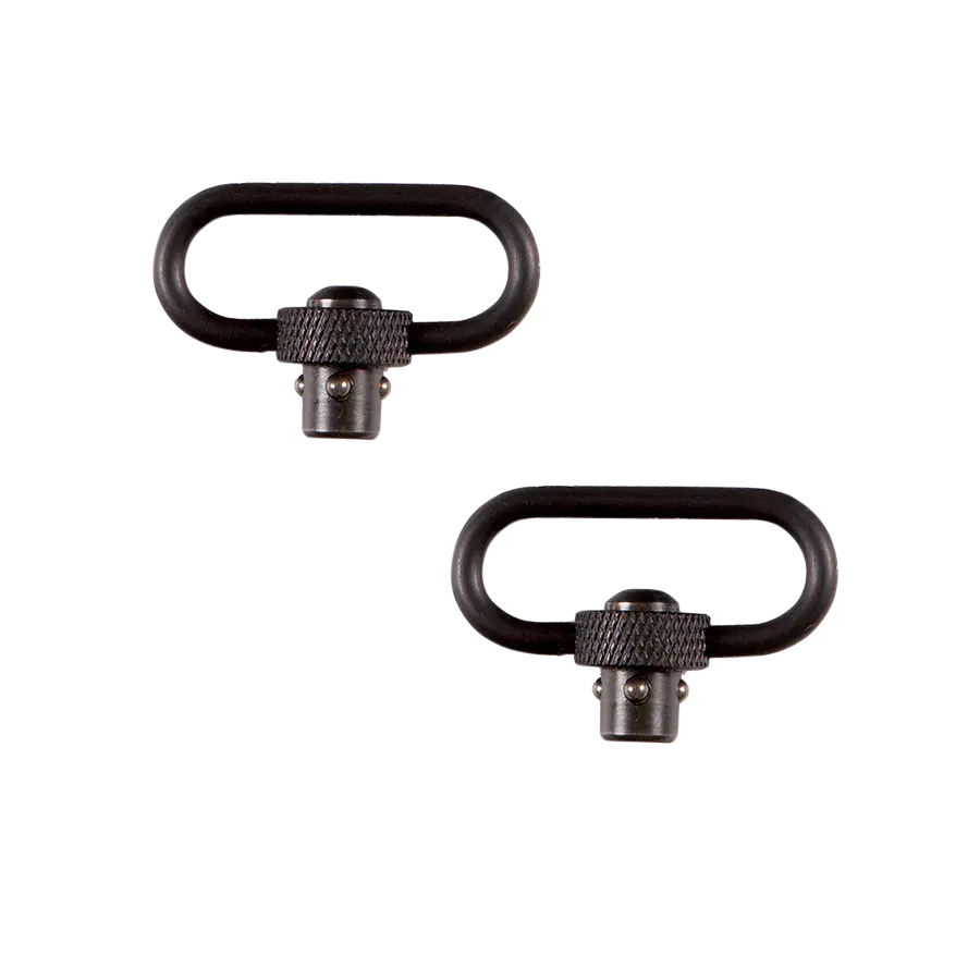 Allen 14516 Quick Detach Swivel Set 1.25" Push Button Black Steel