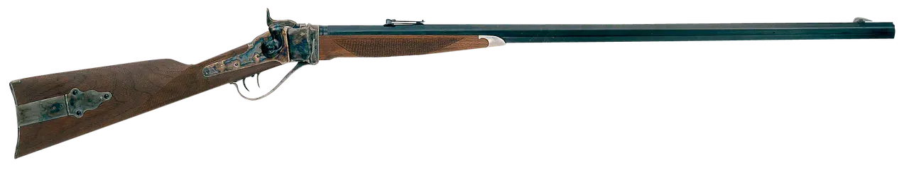 Taylors & Company 220012 1874 Down Under 45-70 Gov Caliber with 1rd Capacity, 32" Blued Barrel, Color Case Hardened Metal Finish & Oiled Walnut Stock Right Hand (Full Size)