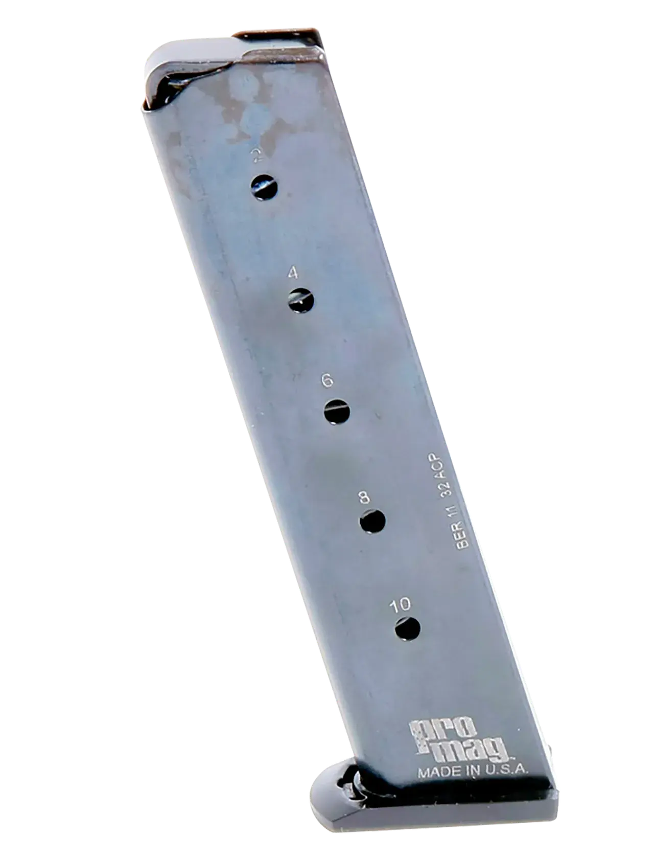 ProMag BER11 10rd 32 ACP Fits Beretta 3032 Tomcat Silver Steel