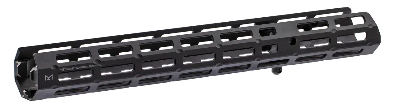 Midwest Industries MIMARMR Handguard made of Aluminum with Black Anodized Finish & 13.63" OAL for Marlin