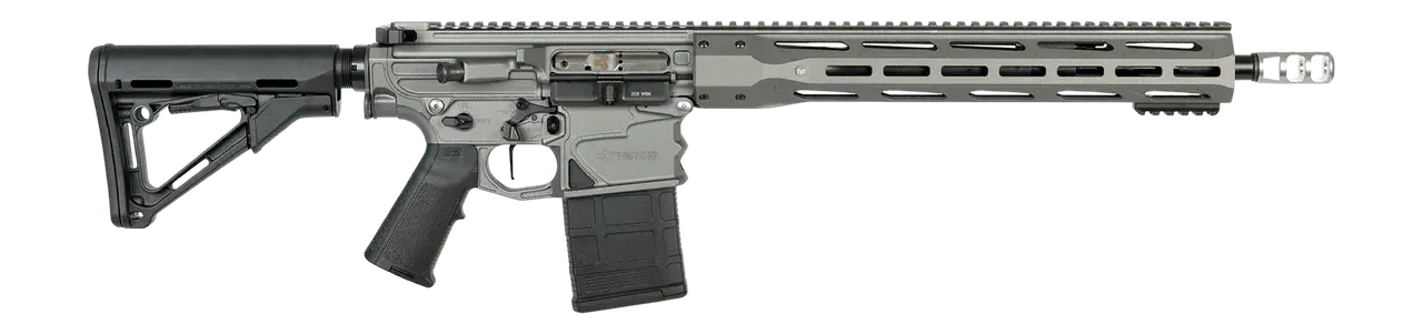 Nemo Arms XO308-16SS XO Steel 308 Win 20+1 16" Black Threaded Barrel, Tungsten Anodized Aluminum Receiver w/Picatinny Rail, M-LOK Handguard, Magpul CTR Black Polymer Stock, Black Magpul MIAD Grip, Amb