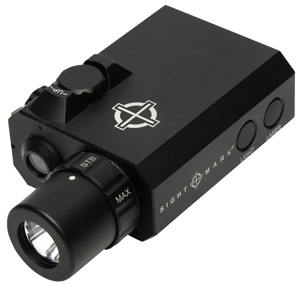 Sightmark SM25012 LoPro Mini Combo Flashlight and Green Laser Sight Matte Black 300 Lumens White LED