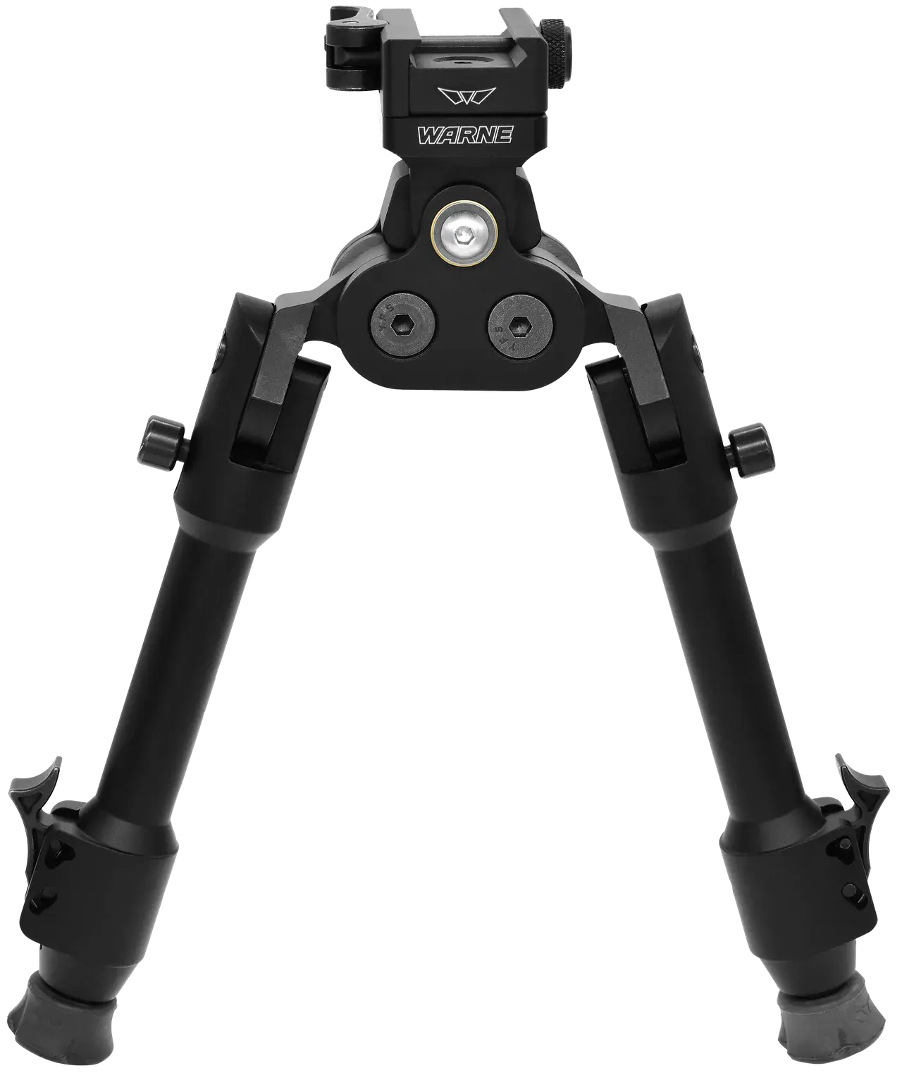 Warne 7923M Skyline Pro Bipod Black Anodized QD Picatinny Head with Precision Legs