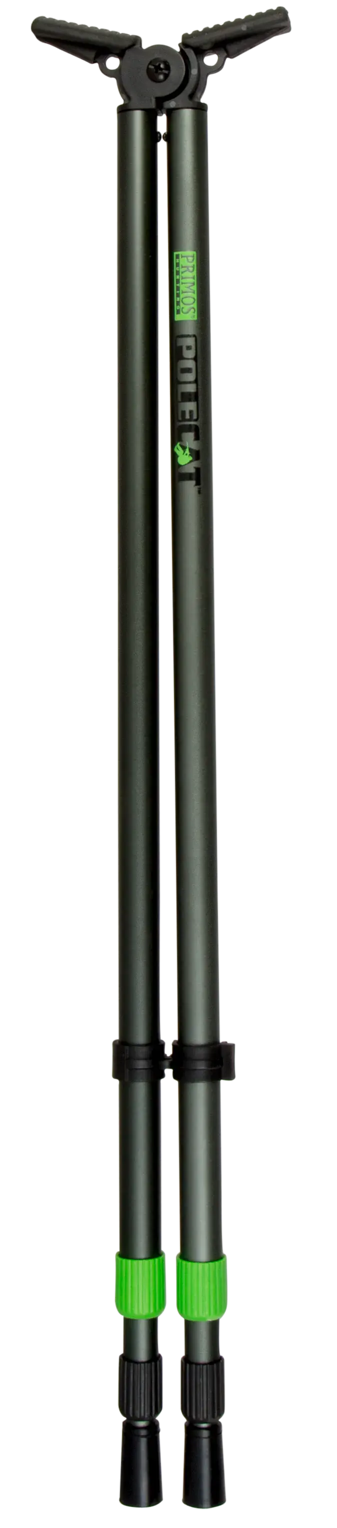 Primos 65483 Pole Cat Shooting Stick, Tall, Black Aluminum, 25-62"