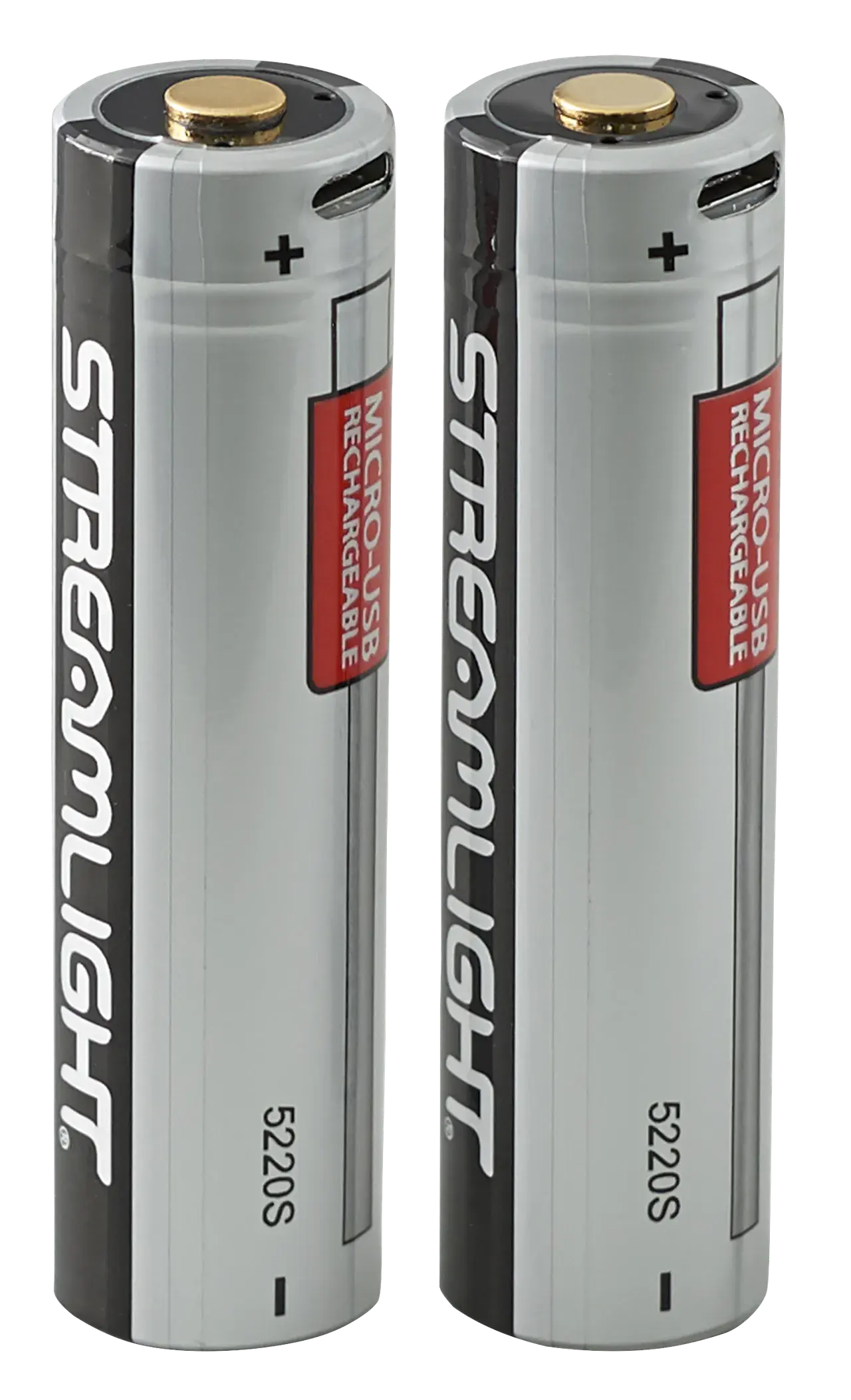 Streamlight 22102 SL-B26 Silver/Black 2,600 mAh Fits PolyTac X USB/ProTac X 90 X USB (2) Single Pack