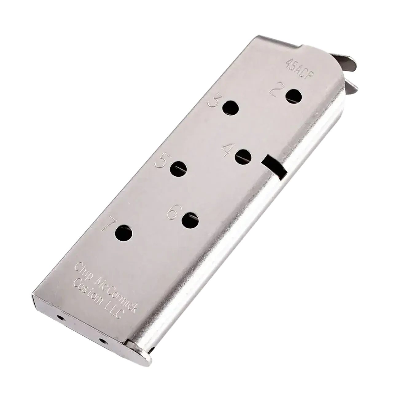 CMC Products 14120 Match Grade 7rd 45 ACP Fits 1911 Officer Stainless Steel