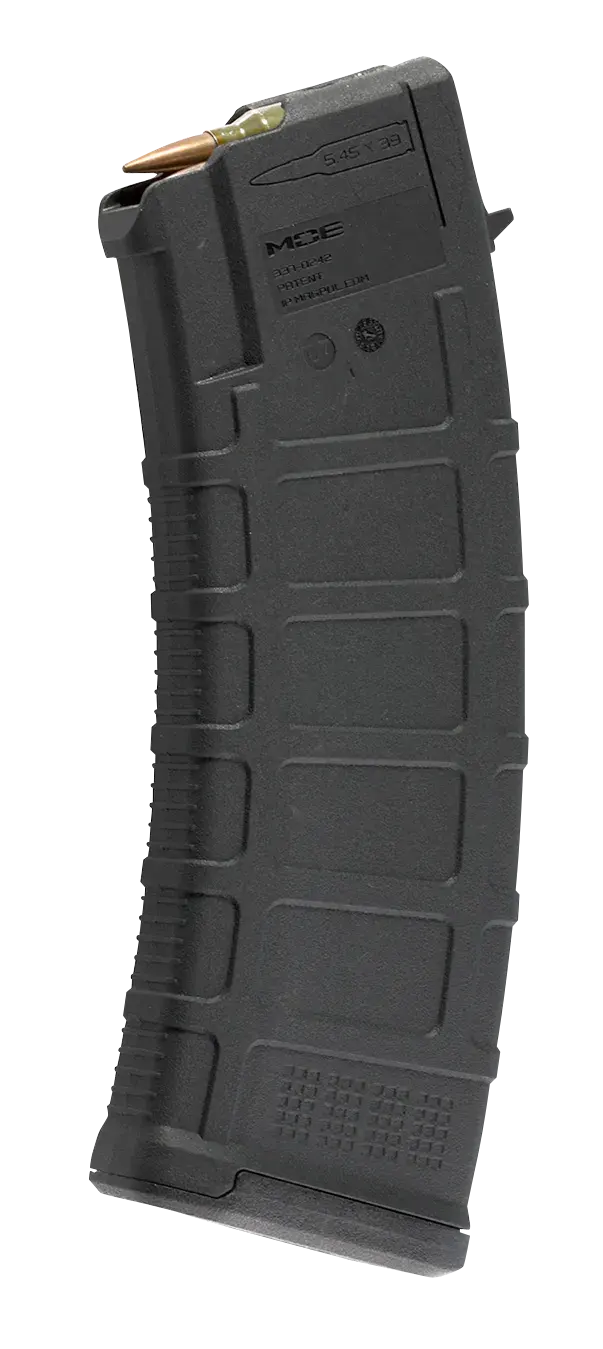 Magpul MAG673BLK PMAG MOE 30rd 5.45x39mm Fits AK-74 Black Polymer