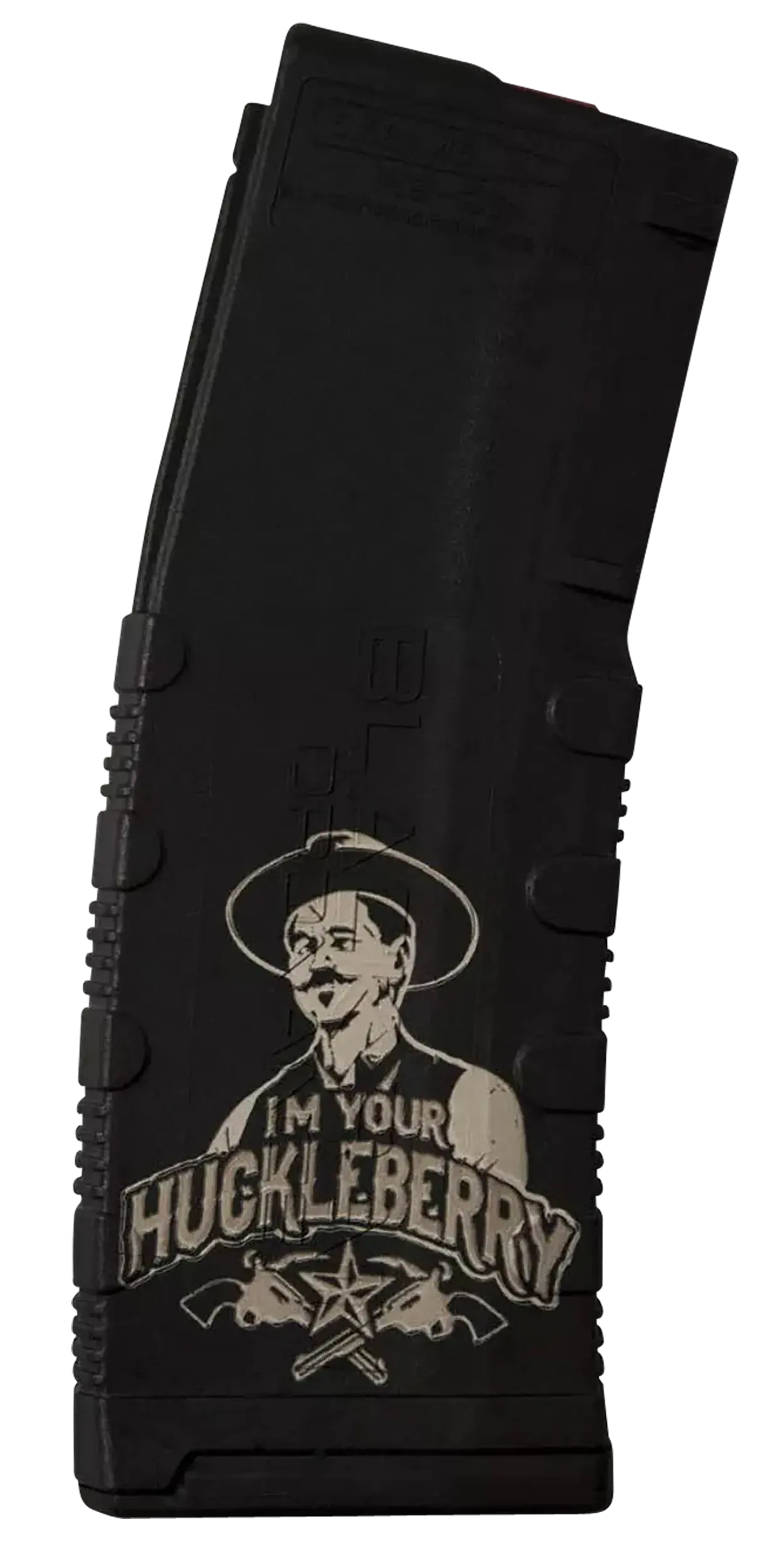 Black Rain Ordnance MAG30HUCKLEBERRY Magazine 30rd 223 Rem/5.56 NATO Huckleberry Engraving Fits AR-15 Platform