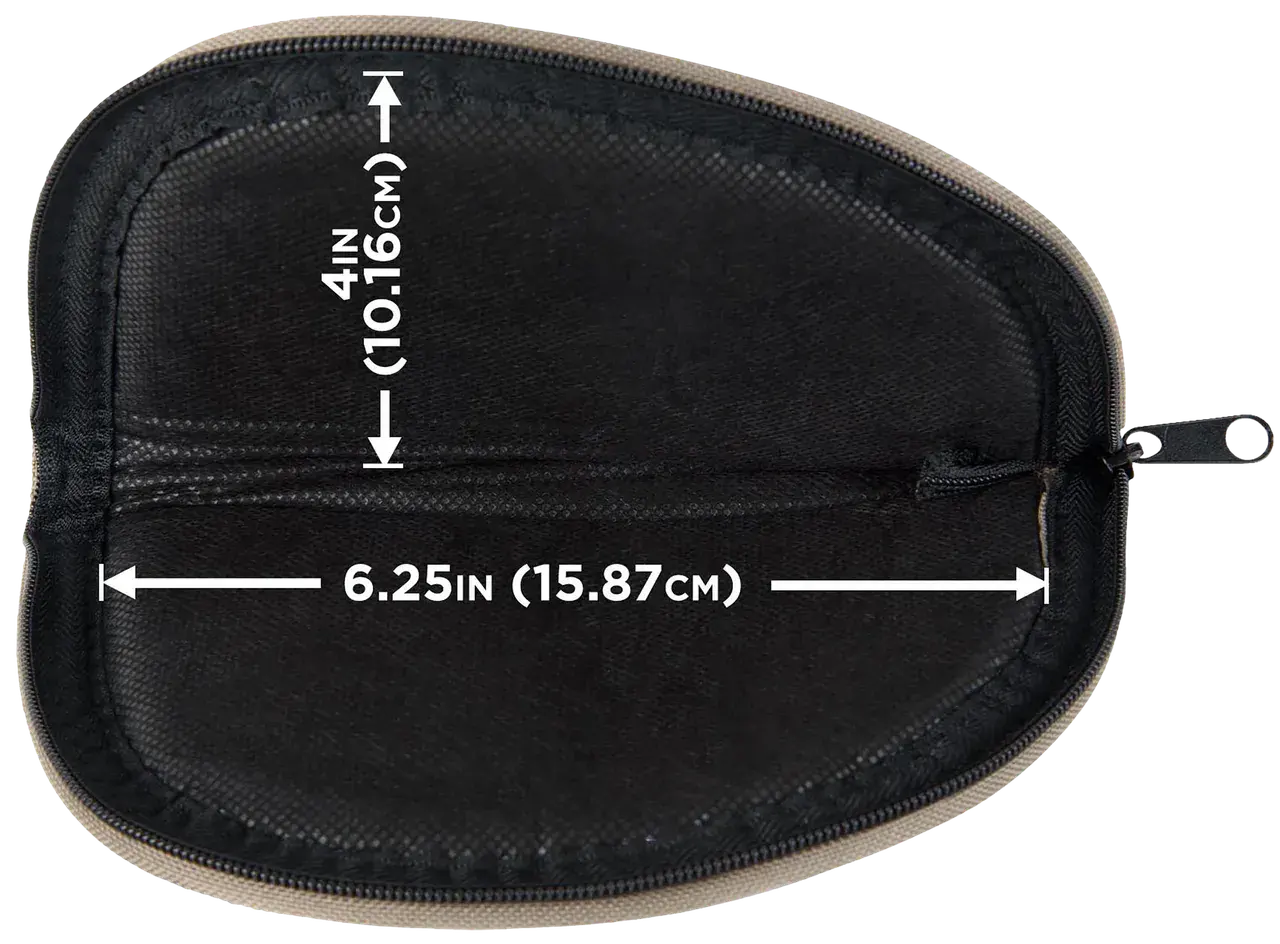 Allen 728 Pistol Case 8" Long Green Earth Tone Holds Handgun Endura