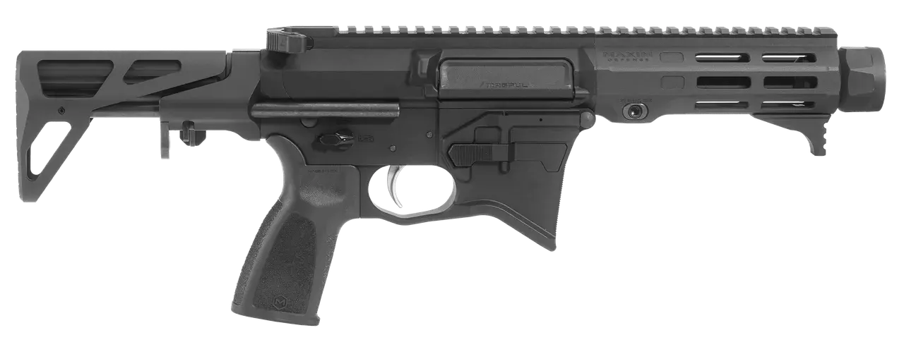 Maxim Defense MD15 Duty Precision 6mm ARC 18" Black Threaded Barrel, Black Anodized Aluminum Receiver w/Picatinny Rail, M-Rax/M-Slot Handguard, Magpul PRS Lite Black Polymer Stock, Black Polymer Grip