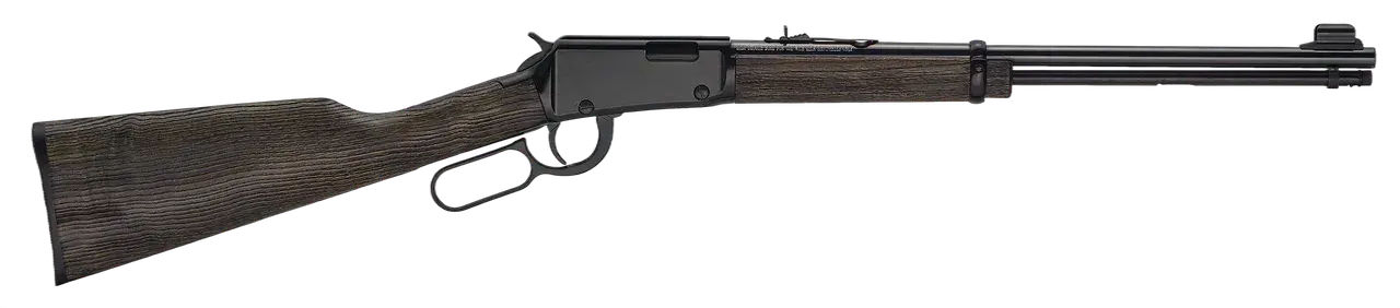 Henry H001GG22M Garden Gun 22 WMR Shotshell 12+1 18.50" Blued Smooth Bore Barrel, Black Aluminum Grooved Receiver, Black Ash Straight Grip Wood Stock