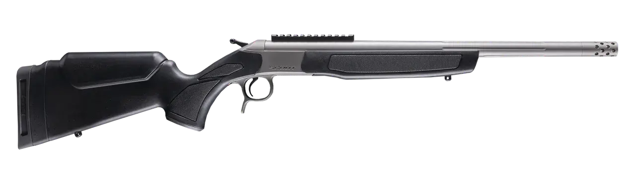 CVA CR4437S Cascade Takedown 308 Win 1rd 20" Matte Stainless Steel Threaded Barrel & Receiver w/Picatinny Rail, Black Synthetic Stock