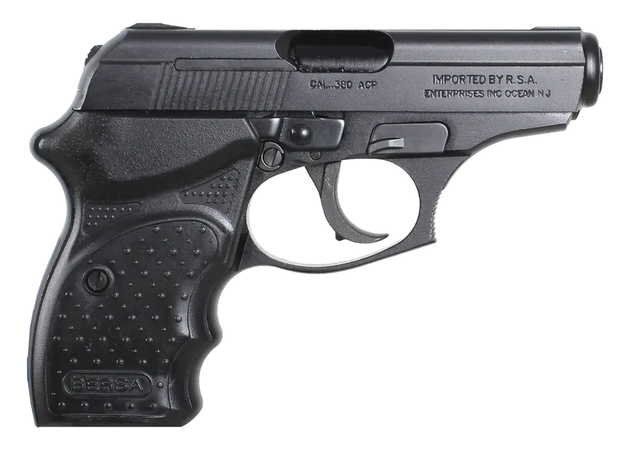 Bersa THUN380MLTCC Thunder Micro-Compact Frame 380 ACP 7+1, 3.50" Black Steel Barrel, Matte Black Serrated Steel Slide & Aluminum Frame