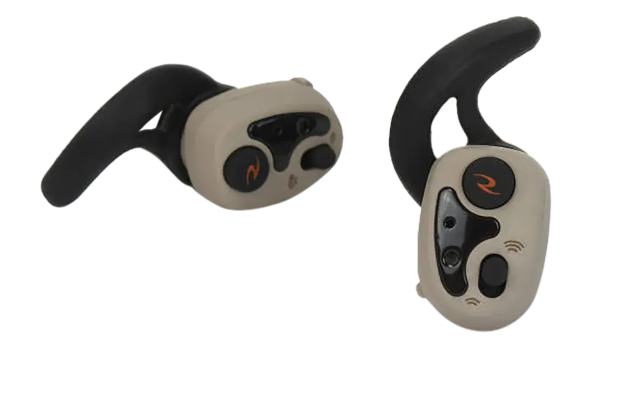 Radians VXNANO40 Vertex Nano Wireless Electronic Earbuds 25 dB In The Ear Tan Adult 1 Pair