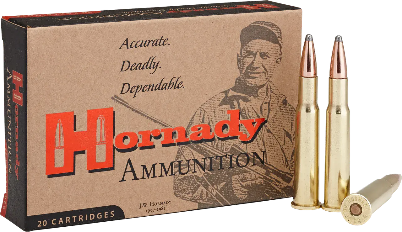 Hornady 81202 Custom 30-40Krag 180gr Spire Point 20 Per Box/10 Case