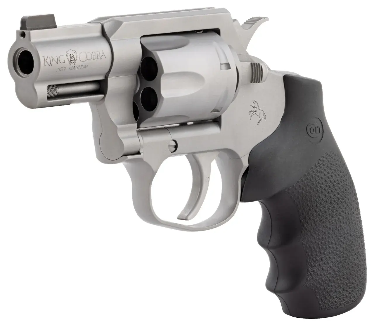 CLT KING COBRA 357MAG 2 MATTE SS BRASS BEAD HOGU