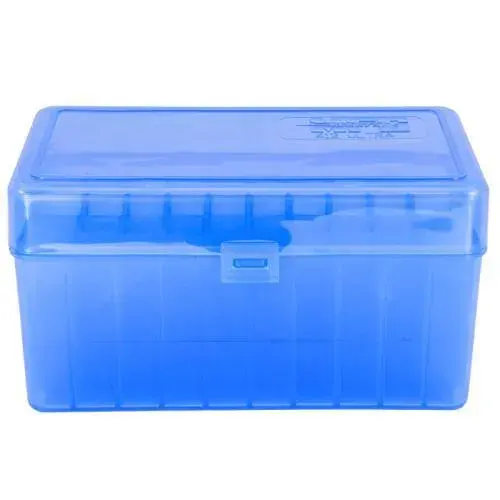 Berry's Mfg 412 Blue Ammo Flip Top Box Holds 50 Rounds - .300 Ultra