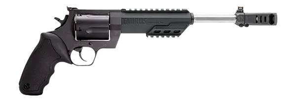 Taurus 2-350101RH Raging Hunter Large 350 Legend 6 Shot 10.50" Overall Matte Black Picatinny Rail Barrel w/Muzzle Brake, Cylinder & Stainless Steel Frame, Transfer Bar Safety, Exposed Hammer