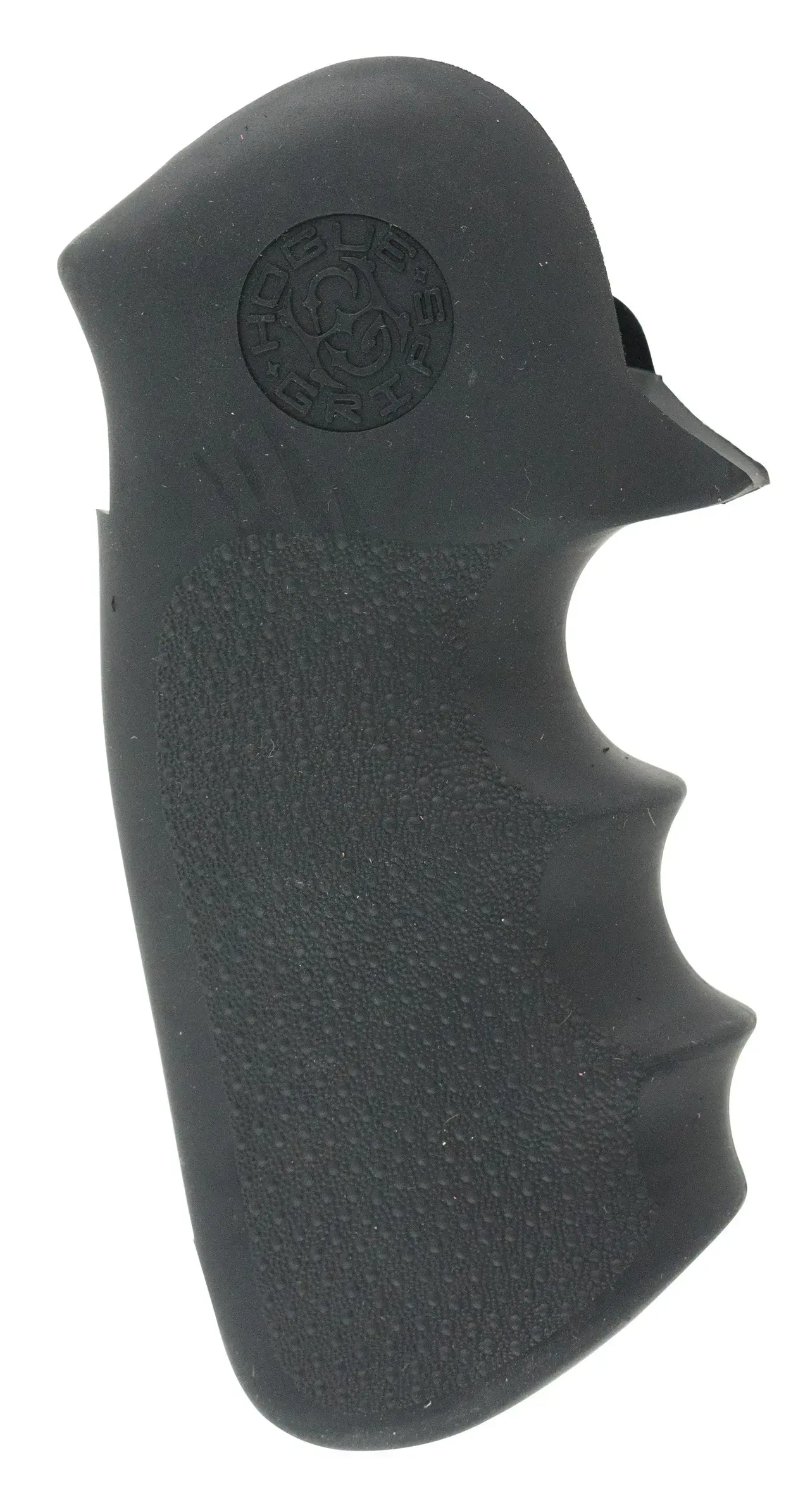 Hogue 47000 Monogrip Finger Grooves Black Rubber with Finger Grooves for Colt King Cobra, Anaconda